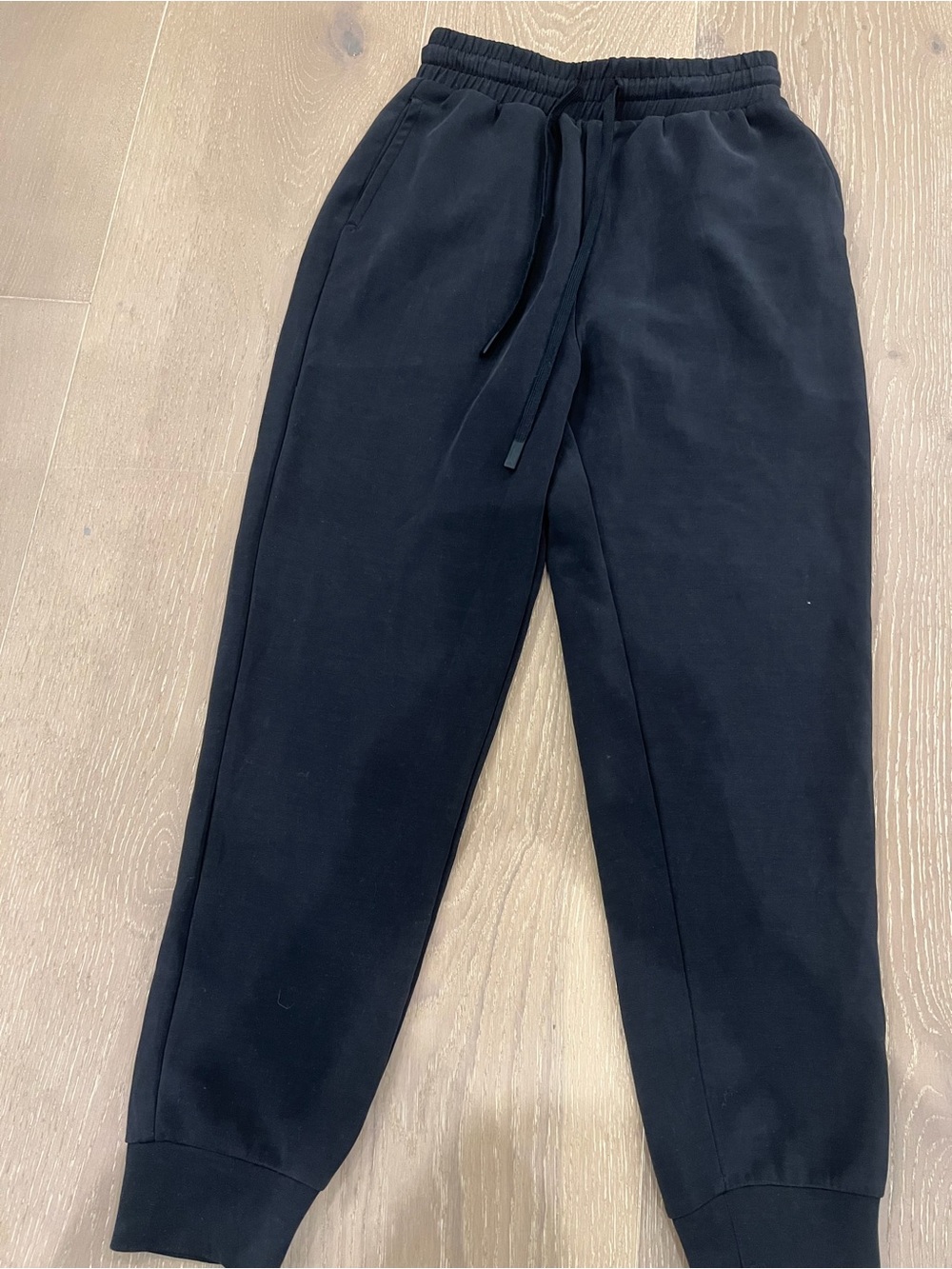 Women's Black Drawstring Jogger Pants